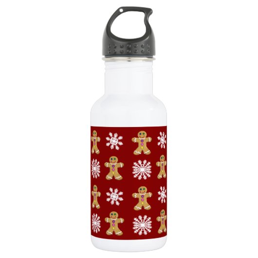 Ingwer und Schnee Trinkflasche (Vorderseite)