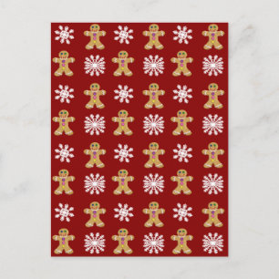 Ingwer und Snow Postkarte