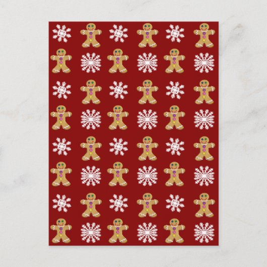 Ingwer und Snow Postkarte (Vorderseite)