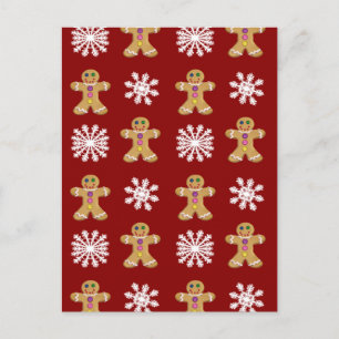 Ingwer und Snow Postkarte