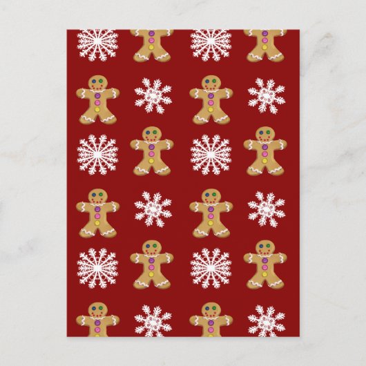 Ingwer und Snow Postkarte (Vorderseite)