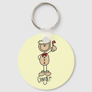 Ingwer-Zuckerkuchen-T-Shirts und Geschenke Schlüsselanhänger