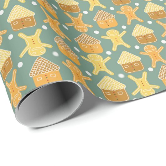 Ingwerbrot Geschenkpapier (Rolleneckpunkt)