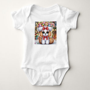 Ingwerbrot-Kuscheltiere: Ein Weihnachtspudel-Vergn Baby Strampler