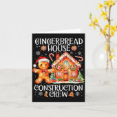 Ingwerhaus-Bau-Crew Kekse Backen Karte (Gelbe Blume)