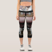 Ingwerkatze Capri Leggings (Vorderseite)