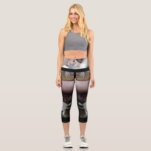 Ingwerkatze Capri Leggings (Vorderseite)