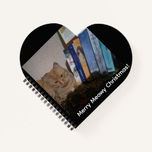 Ingwerkatze, Foto Text Anpassen Herzform Notizblock