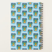 Ingwerkatze im Snow-Planer Planer (Rückseite)