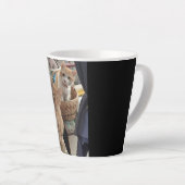 Ingwerkatze Latte Tasse (Rechte Ecke)