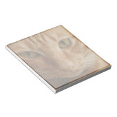 Ingwerkatze Notizblock (angewinkelt)