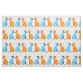 Ingwerkatze Stoff (Fat Quarter (45,7 x 55,9 cm))