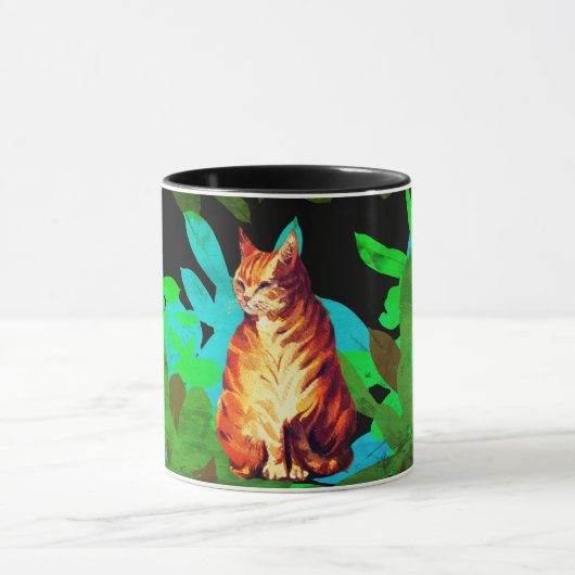 Ingwerkatze Tasse (Zentrum)