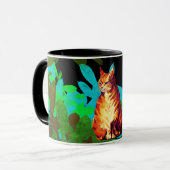 Ingwerkatze Tasse (Vorderseite Links)