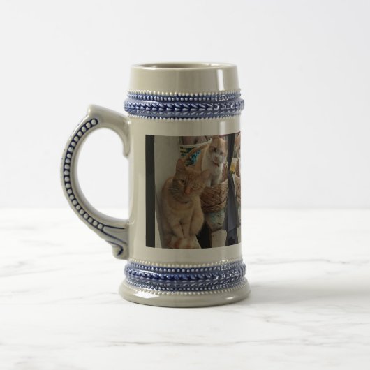 Ingwerkatze-Tasse Bierglas (Links)