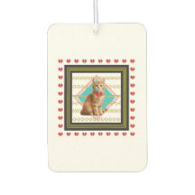 Ingwerkatze und Goldene Kette, harter Untersetzer