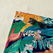 Ingwerkatzen im Dschungel Strandtuch (Beispiel)