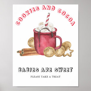 Ingwerkekse mit Kakao Babys sind süß Poster