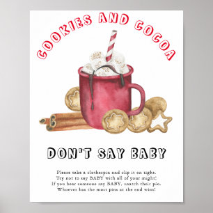 Ingwerkekse mit Kakao - Sag Baby nicht Poster