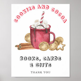 Ingwerkekse und Kakaobücher Karten und Geschenke Poster