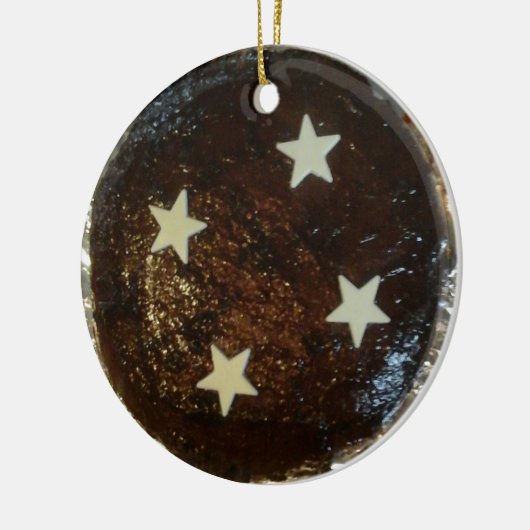 Ingwerkuchen Keramik Ornament (Links)