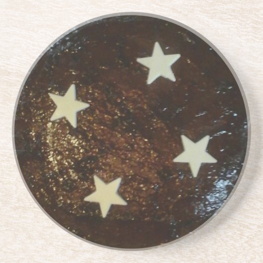 Ingwerkuchen Sandstein Untersetzer (Vorne)