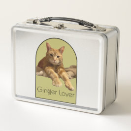 Ingwerliebhaber Metall-Lunchbox Metall Brotdose
