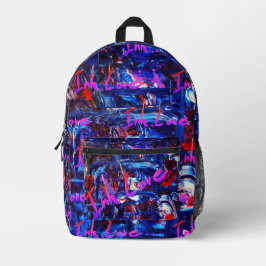 Inh. Love. 3 Bedruckter Rucksack