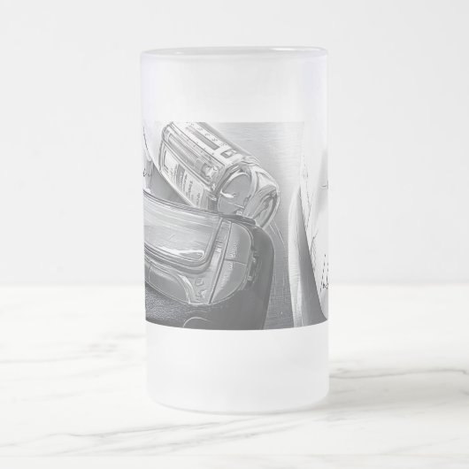 Inh. Love. 4 Mattglas Bierglas (Mittel)