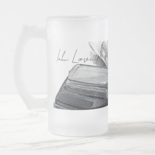 Inh. Love. 4 Mattglas Bierglas