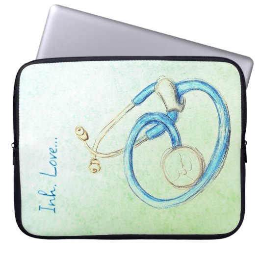 Inh. Love Laptopschutzhülle (Vorderseite)