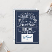 Inhaber der Abschlusskarte für den Lehrer Karte (Vorderseite/Rückseite Beispiel)