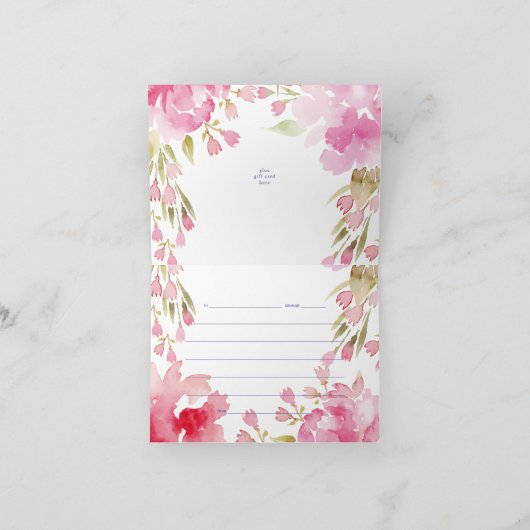 Inhaber der Karte für Wasserfarben (Innenseite)