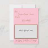 Inhaber der Muttertagskarte Einladung (Vorderseite)