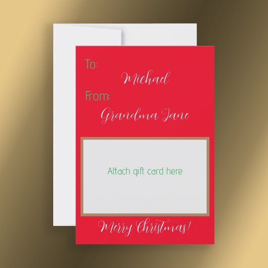 Inhaber der Weihnachtskarte Einladung