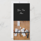 INHABER DES HOLZMONOGRAMM, schwarz-braun (Rückseite)