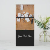 INHABER DES HOLZMONOGRAMM, schwarz-braun (Stehend Vorderseite)