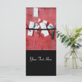 INHABER DES SCHREIBENS IN HOLZMONOGRAMM, schwarz,  (Stehend Vorderseite)