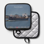 Inhaber eines Algoma Enterprise Potwarenbesitzers Topflappen (Vorderseite/Rückseite)