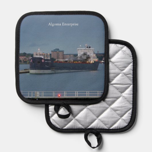 Inhaber eines Algoma Enterprise Potwarenbesitzers Topflappen (Vorderseite/Rückseite)