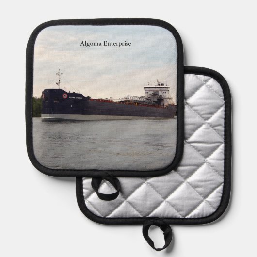 Inhaber eines Algoma Enterprise Potwarenbesitzers Topflappen (Vorderseite/Rückseite)