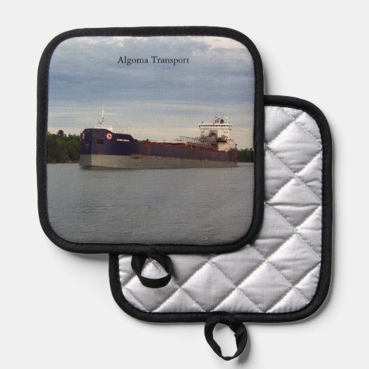 Inhaber eines Algoma Transport Potpots Topflappen (Vorderseite/Rückseite)