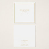 Inhaber eines Goldrands (Vorne & Hinten)