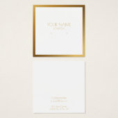 Inhaber eines Goldrands (Vorne & Hinten)