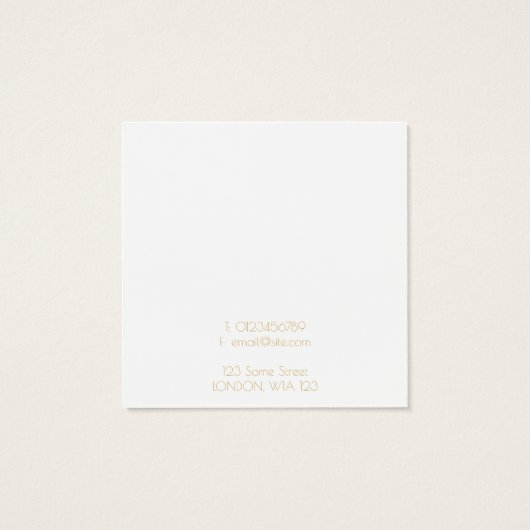 Inhaber eines Goldrands (Rückseite)