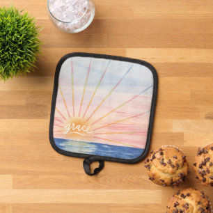 Inhaber eines Grace Pot Topflappen