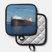 Inhaber eines Mariner Potts Topflappen (Vorderseite/Rückseite)