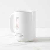 Inhaber eines Pen-Inhabers eines Realtor-Anwesens Kaffeetasse (Vorderseite Links)