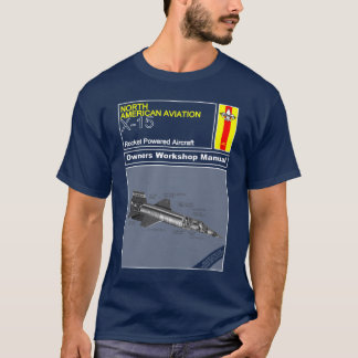 Inhaber-Handbuch - die NASA X-15 T-Shirt