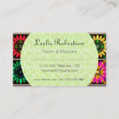 Inhaber oder Angestellter I U-Auswahl Visitenkarte (Rückseite)